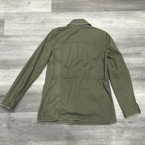 Maurice’s floral embroidered military shacket, EUC - Picture 5 of 5